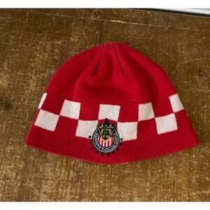 Chivas Guadalajara Club Mexico Beanie Hat Soccer Football Cotton Blend One Size